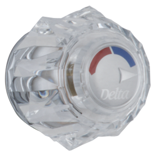 Delta — Delta Other: Clear Knob Handle Kit - Tub & Shower