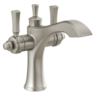 Delta — Delta Dorval�: Two Handle Single Hole Monoblock Bathroom Faucet