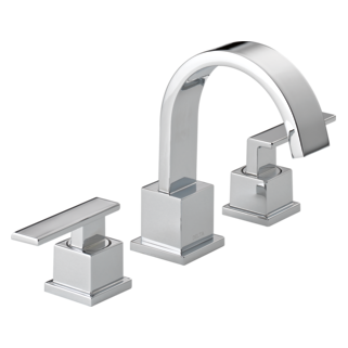 Delta — Delta Vero�: Two Handle Widespread Bathroom Faucet