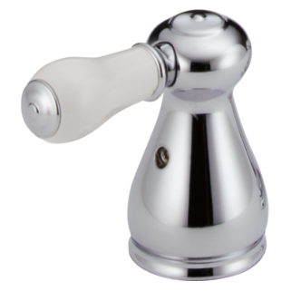 Delta — Delta Leland�: Porcelain Lever Handle Set - Bathroom
