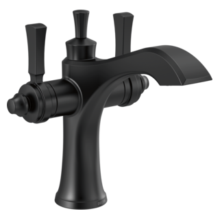 Delta — Delta Dorval�: Two Handle Single Hole Monoblock Bathroom Faucet