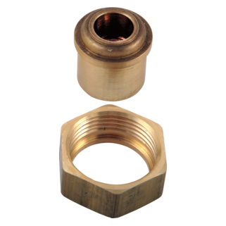 Delta — Delta Other: Coupling Nuts & Tailpieces (2) - 2 or 3H Tub & Shower