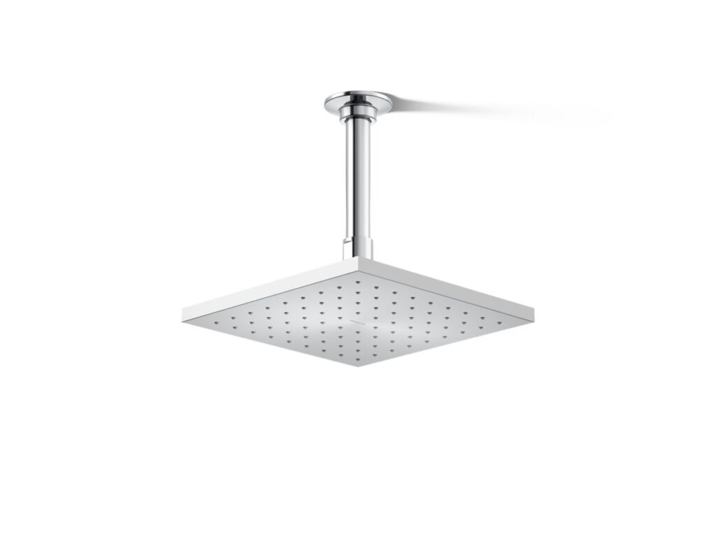 8 Contemporary Sq Rain SHWHD,1.75GPM