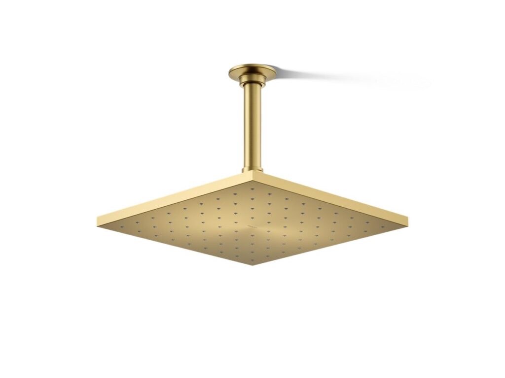 10 Contemporary Sq Rain SHWHD,1.75GPM
