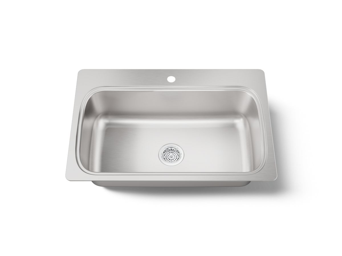 Verse™ 33X22 Single Basin Ss Sink 1-HOLE