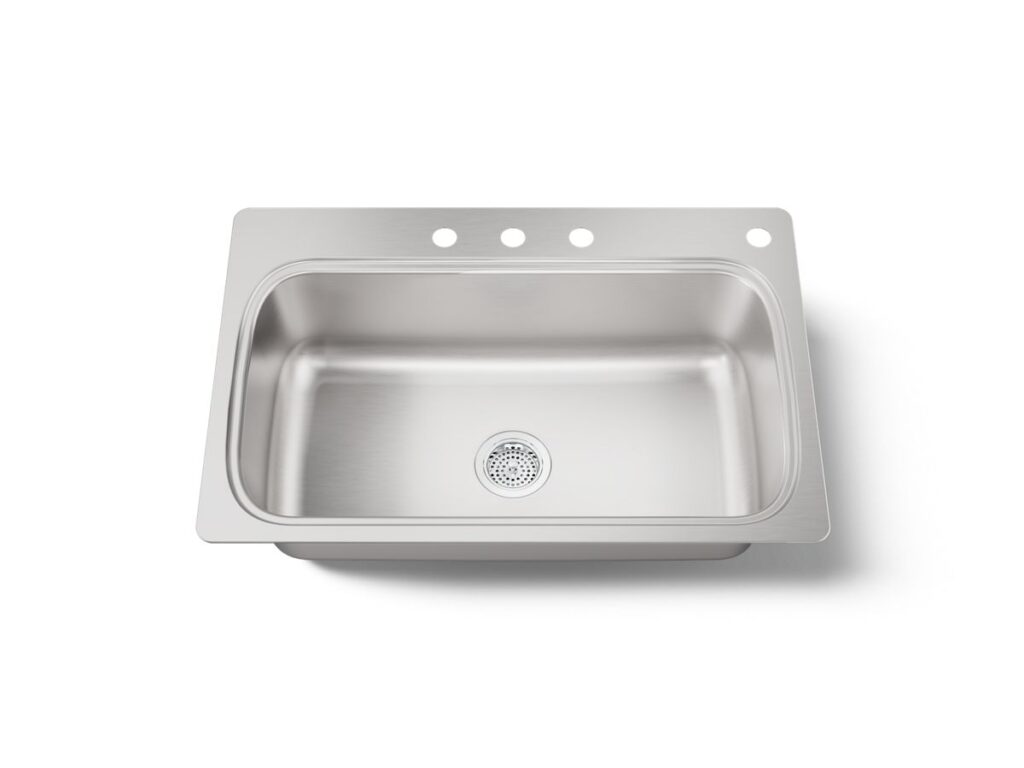 Verse™ 33 X22 Single Basin Ss Sink 4 Hol