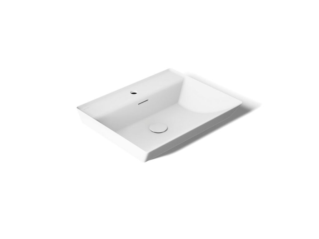 Brazn® Rectangle Vessel W/ Faucet Deck