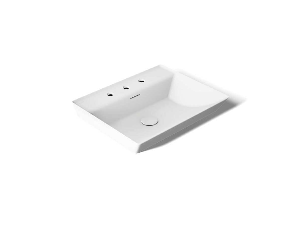 Brazn® Rectangle Vessel W/ Faucet Deck