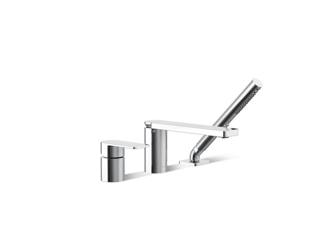 Parallel® 3HOLE Bath Filler W/ Handshower