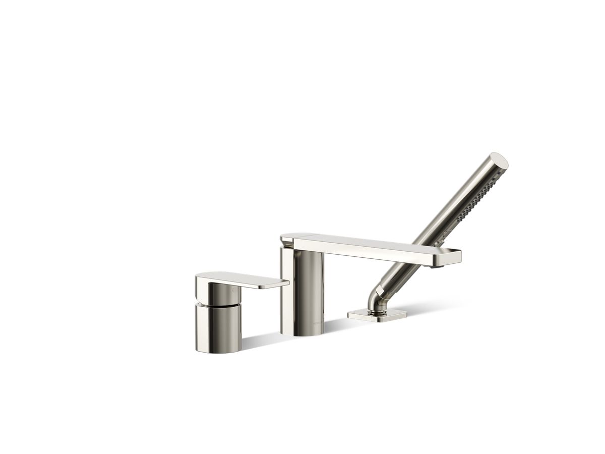 Parallel® 3HOLE Bath Filler W/ Handshower