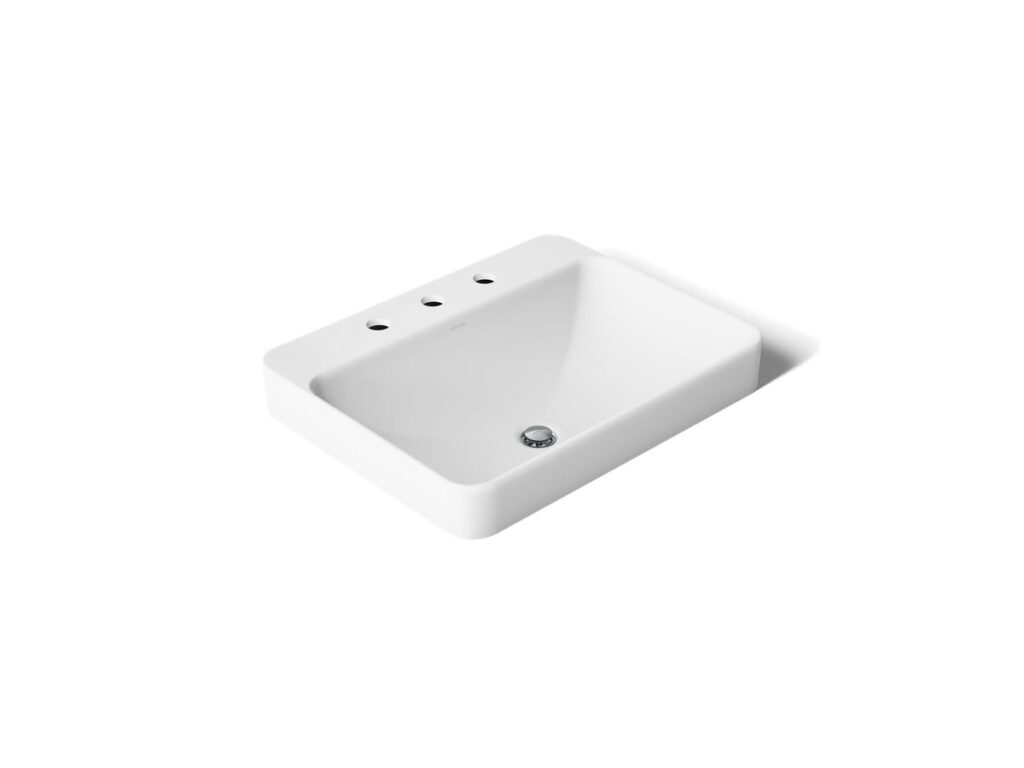Kohler — Vox Rect Vessel with Faucet Deck