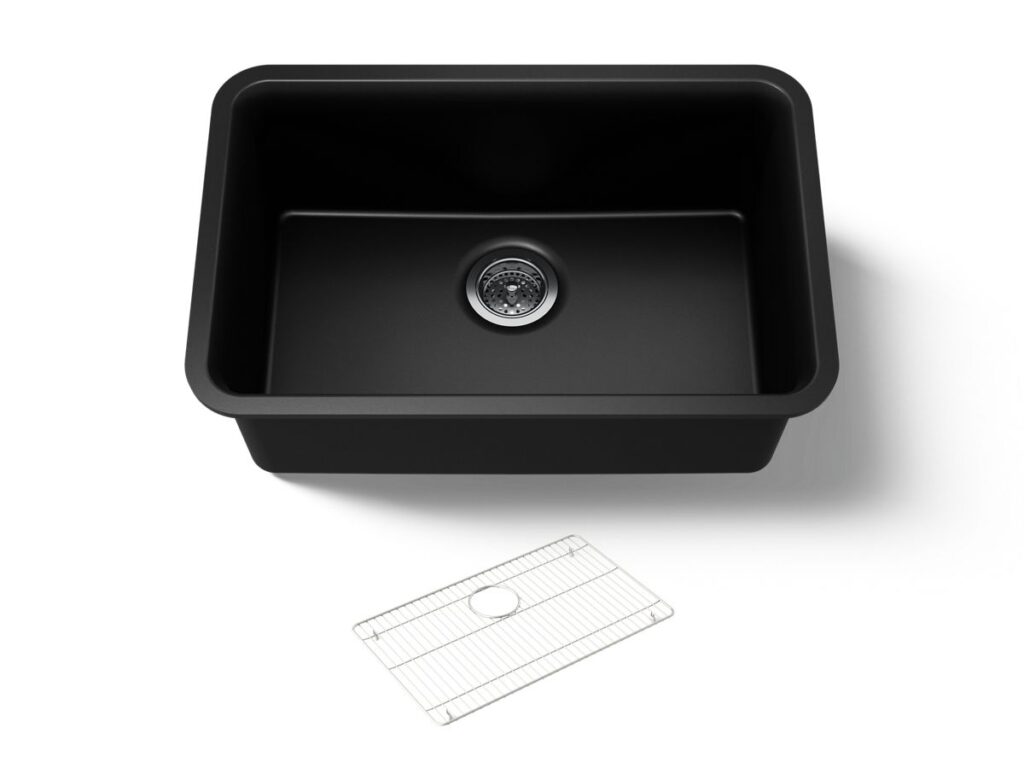 Cairn® 27 Undermount Sgl Basin W/rack