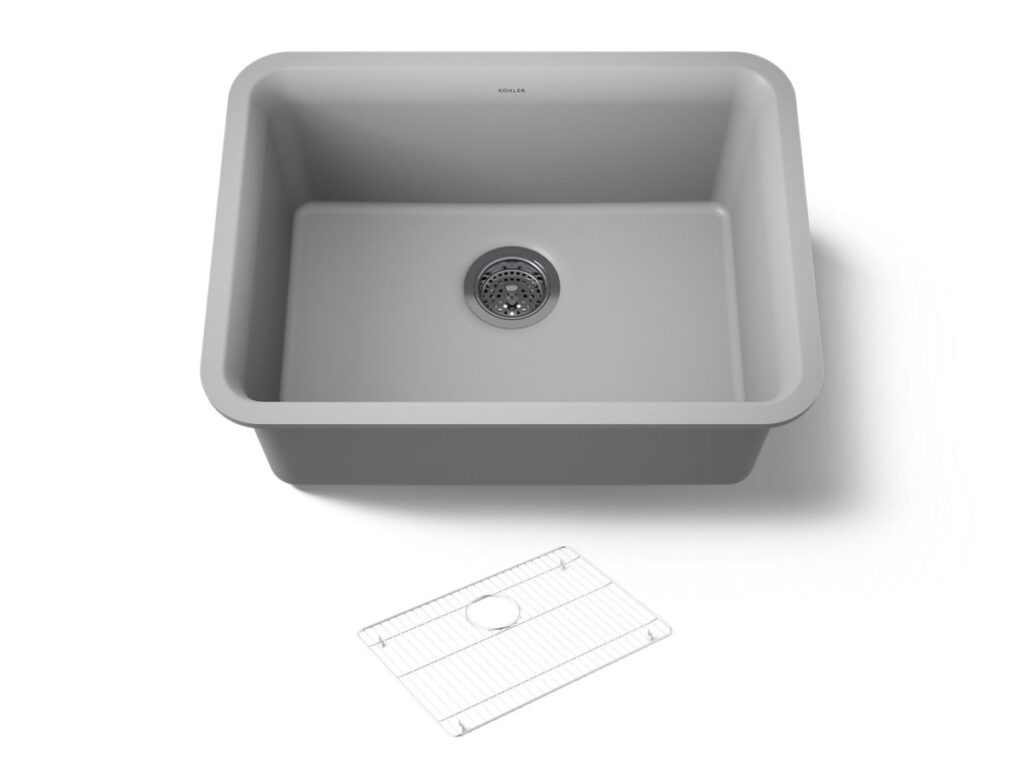 Cairn® 24 Undermount Sgl Basin W/rack