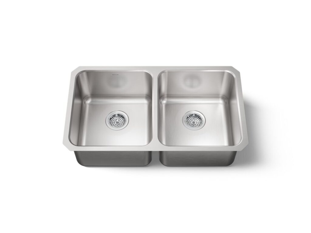 Kohler — Non Undertone Dbl/Eql Ss Sink