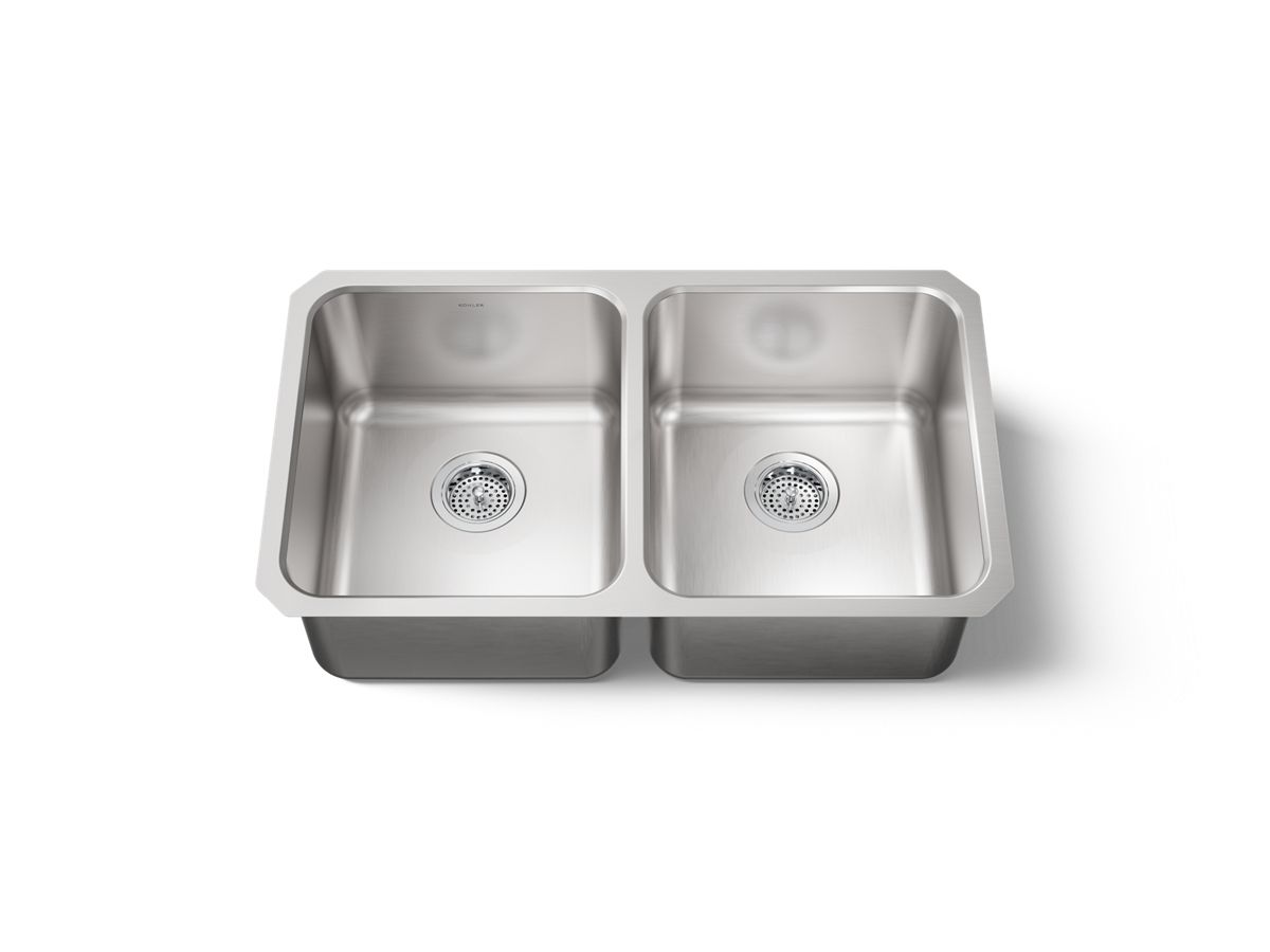 Kohler — Non Undertone Dbl/Eql Ss Sink