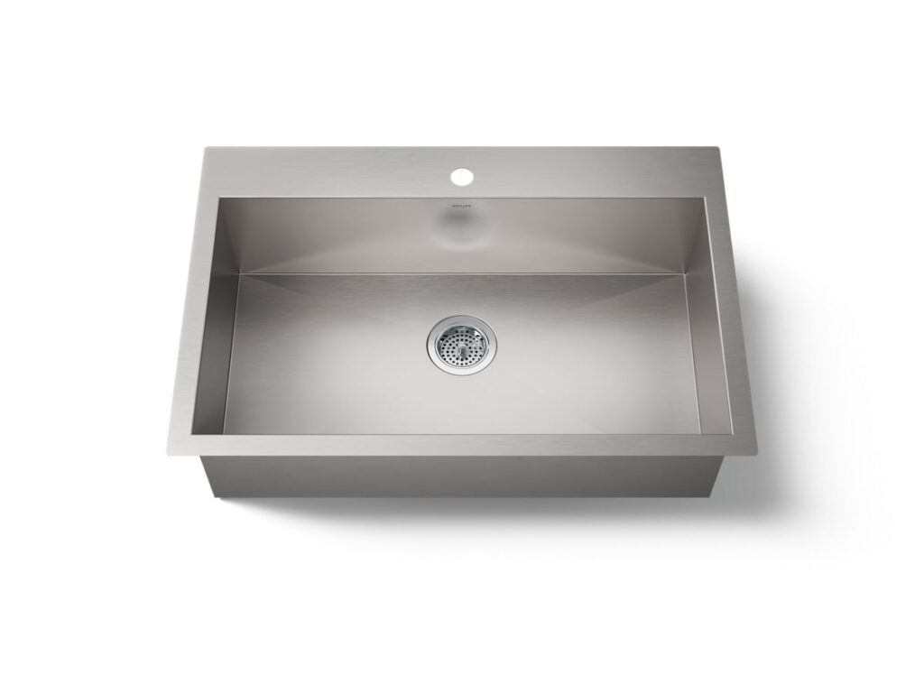 Vault™ Large Single Basin Sink, 1-HOLE
