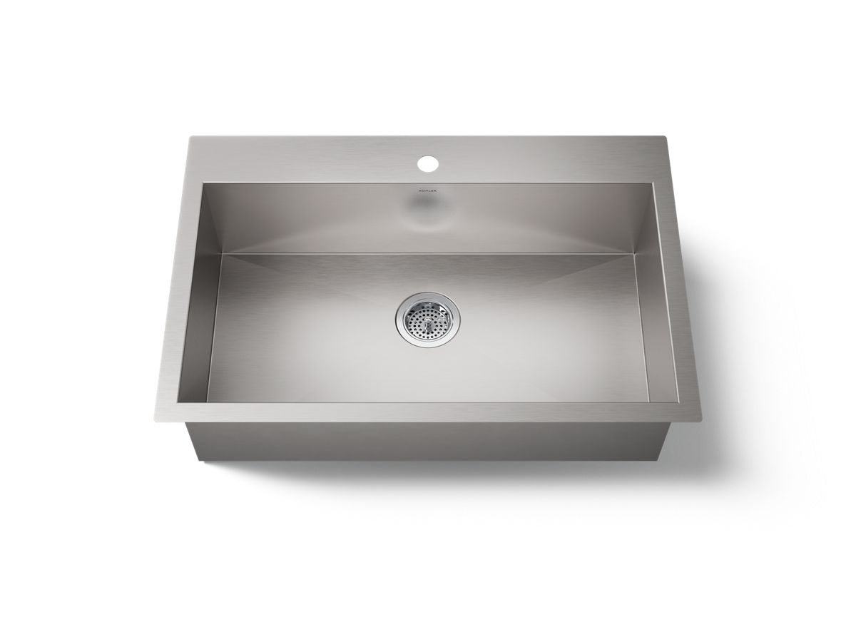 Vault™ Large Single Basin Sink, 1-HOLE
