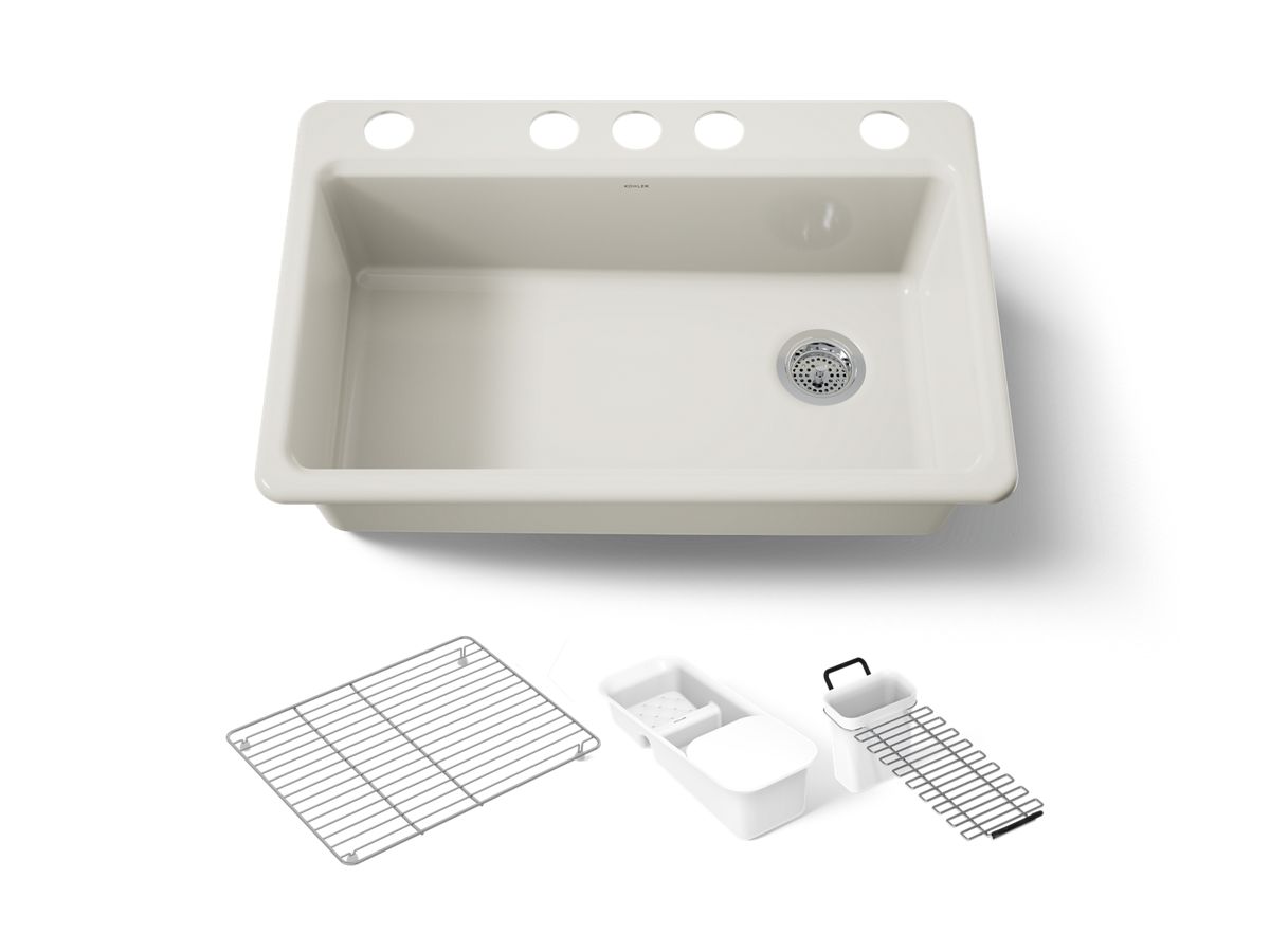 Riverby™ Sink, Single, UC, 5U-HOLE