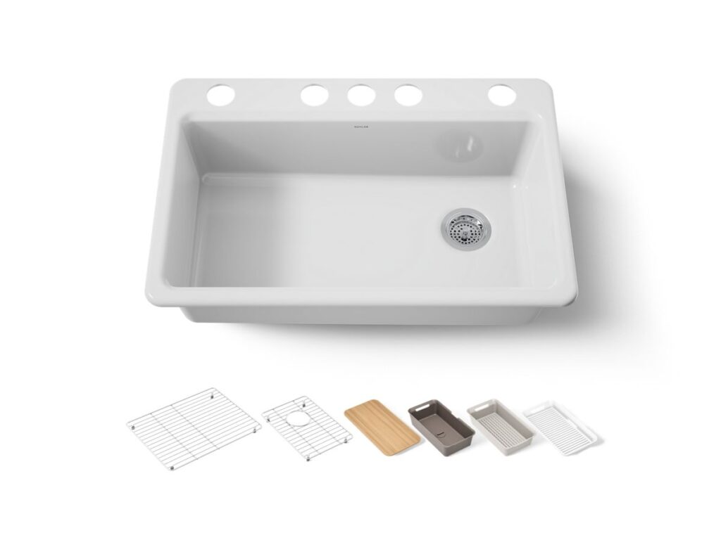 Riverby® Sink, Single, UC, 5U-HOLE