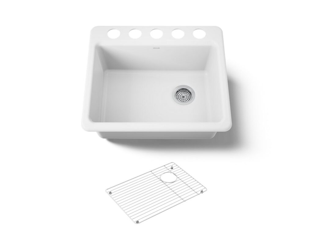 Kohler — Riverby Sink,Single,Uc, 5U-Ho