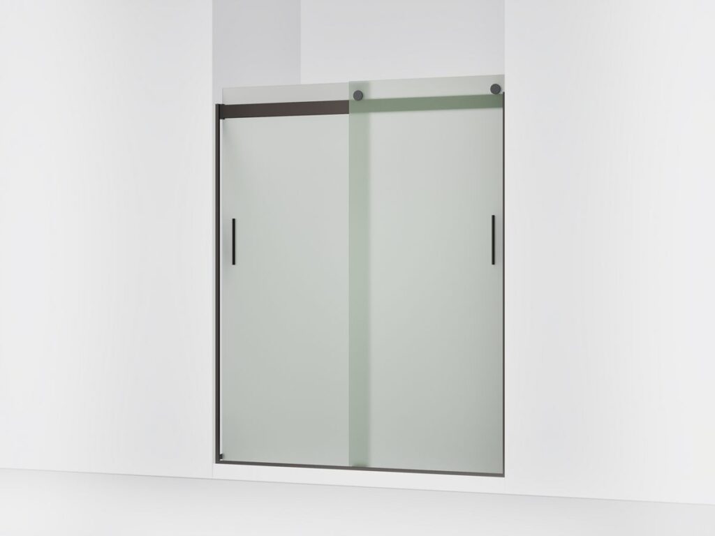 Levity™ 1/4 Shower Door 74 X 59-5/8 Handle