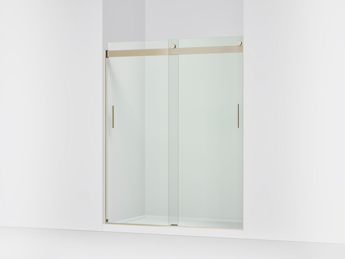 Levity™ 1/4 Shower Door 74 X 59-5/8 Handle