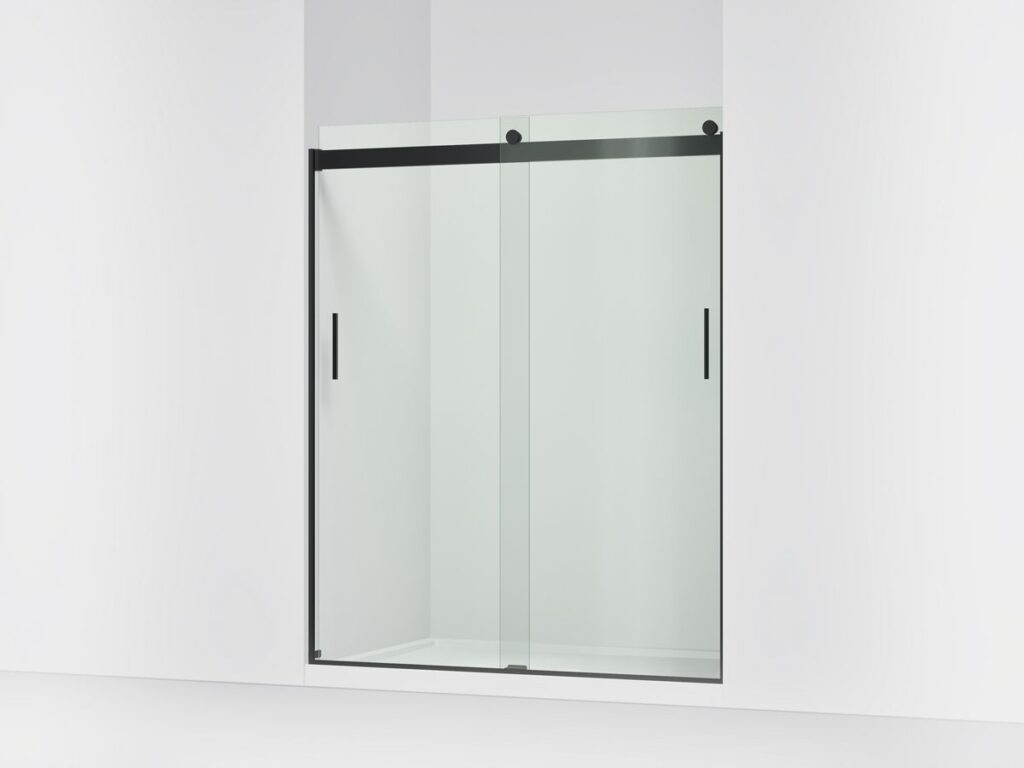 Levity™ 1/4 Shower Door 74 X 59-5/8 Handle