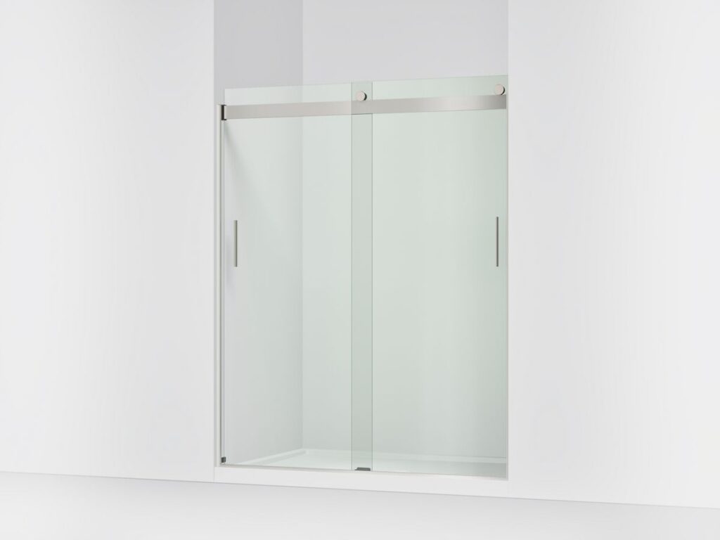 Levity™ 1/4 Shower Door 74 X 59-5/8 Handle