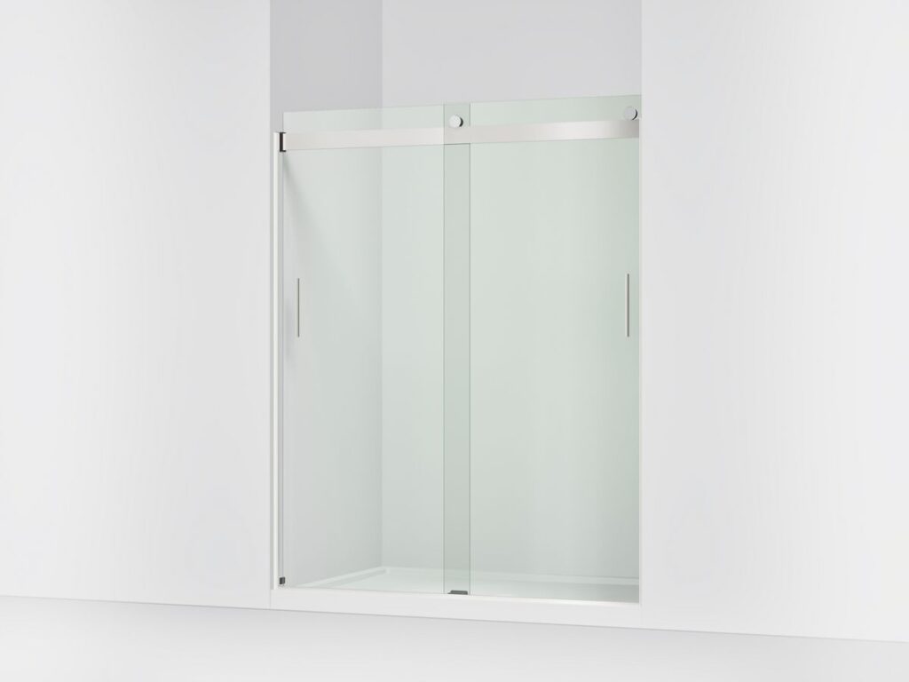 Levity™ 1/4 Shower Door 74 X 59-5/8 Handle