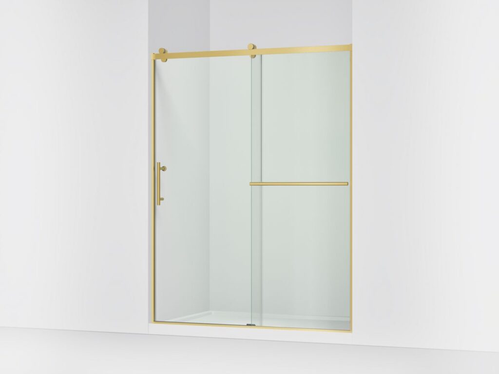 Rely™ 3/8 Shower Door 77X60 Handle/tb,sn