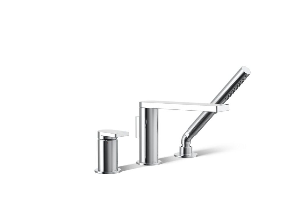 Composed 3 Hole Bath Filler & Handshower
