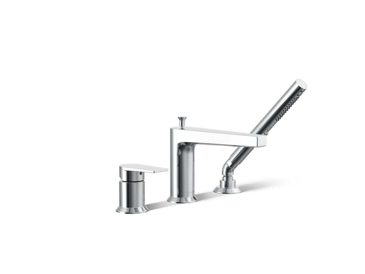 Taut® 3HOLE Bath Filler W/handshower