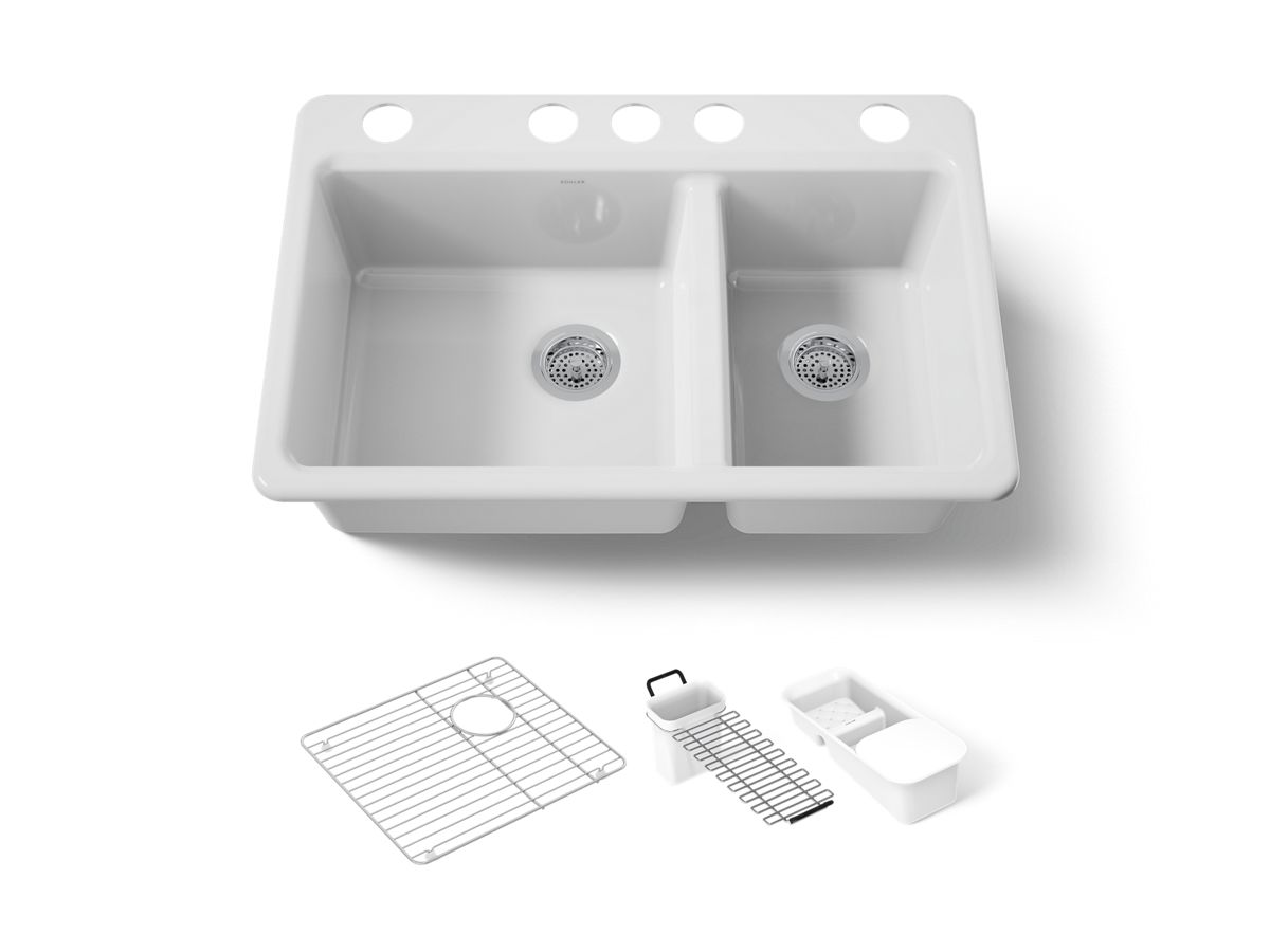 Kohler — Riverby Offset Undermount Sink