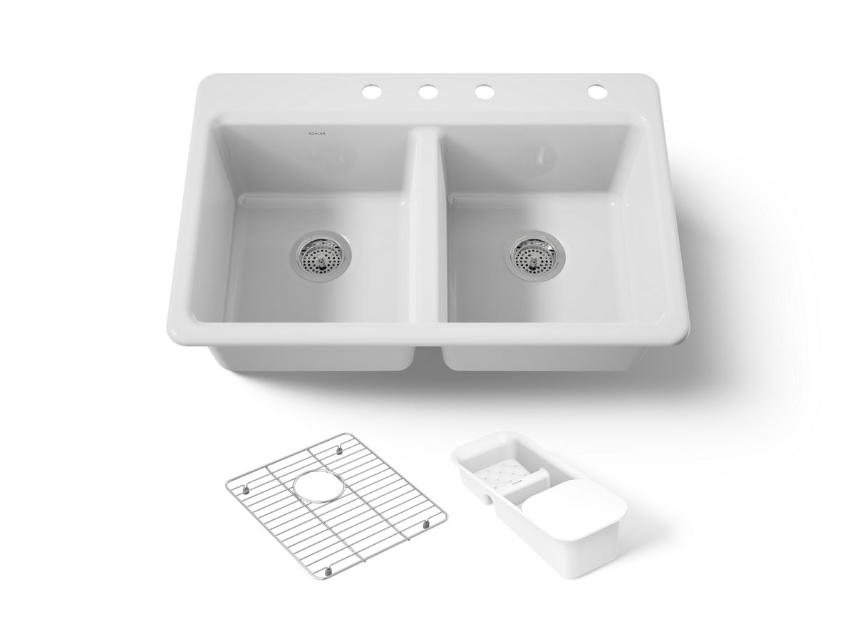 Riverby® Double Equal Top Mount Sink