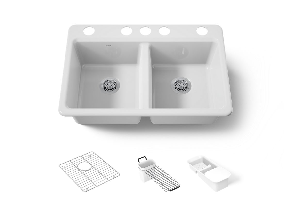 Riverby® Double Equal Undermount Sink