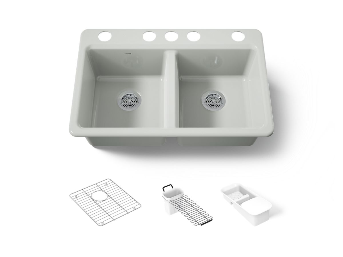 Riverby® Double Equal Undermount Sink