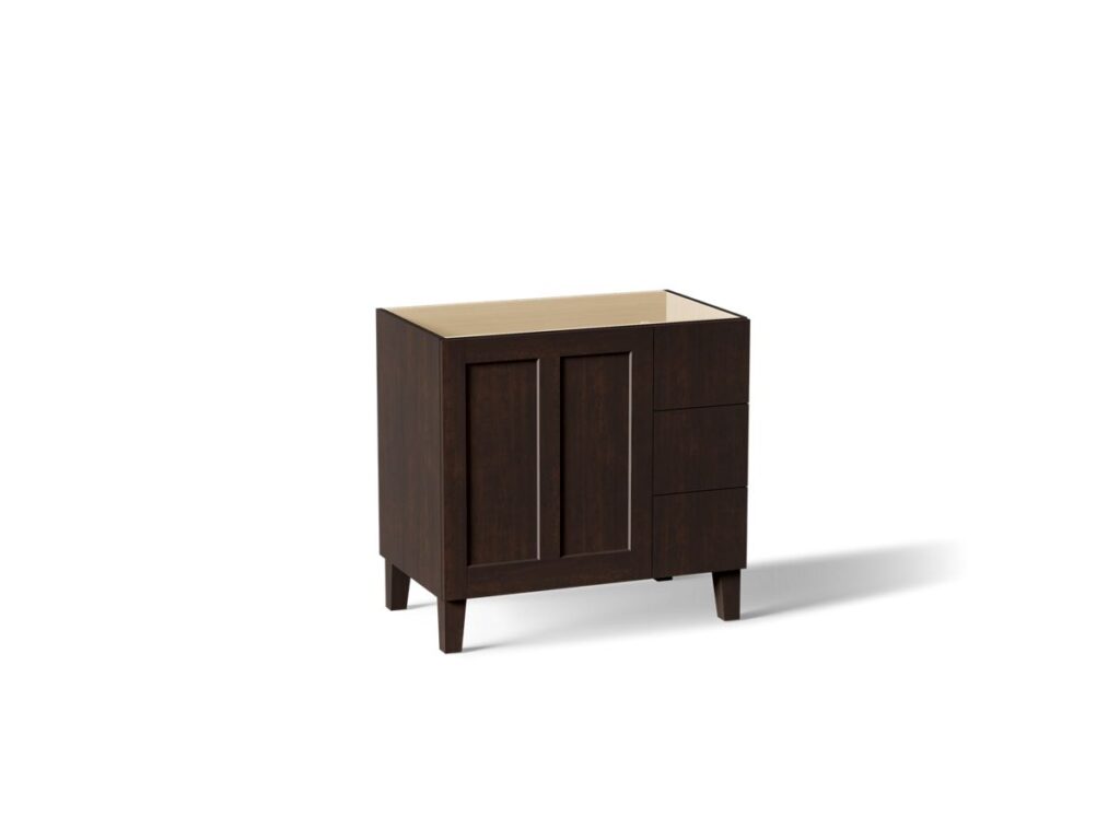 Poplin™ Vanity, 36 1 Door 3 Dwr Rgt Leg
