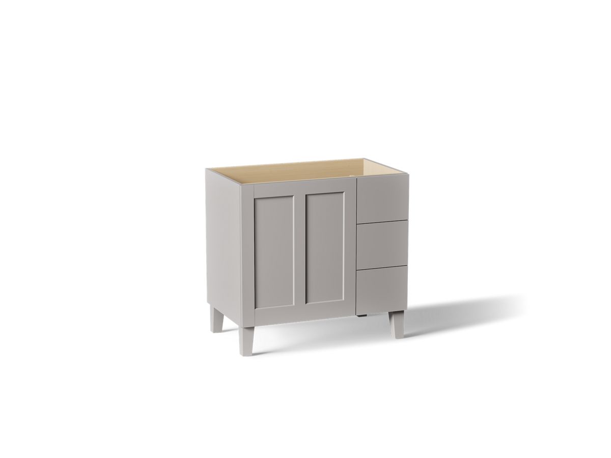 Poplin™ Vanity, 36 1 Door 3 Dwr Rgt Leg