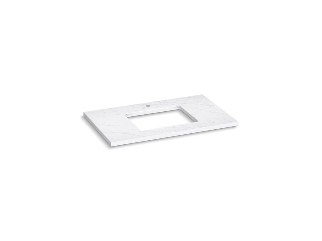 Kohler — Quartz 37 Top with Rectangle Um