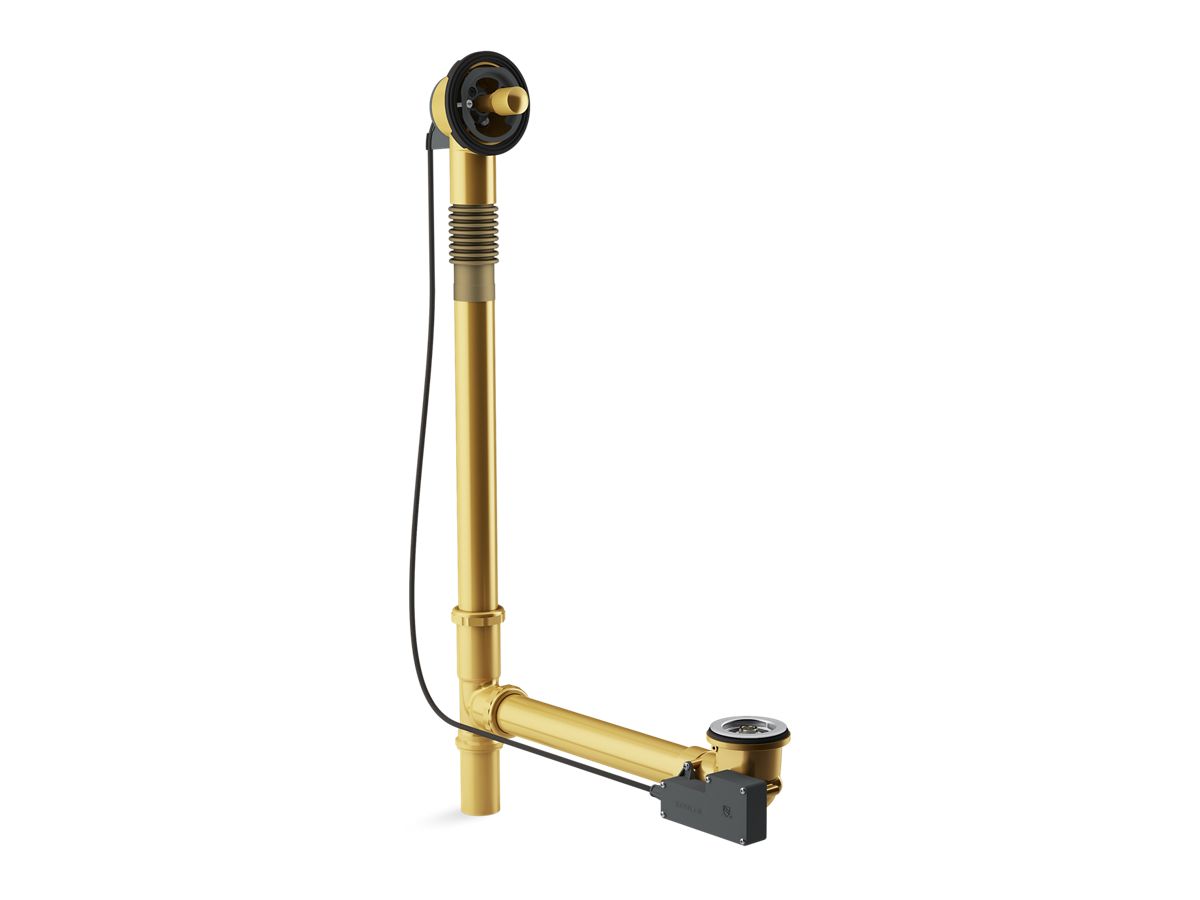 Tea-For-Two® Brass Cable Pop-Up Drain