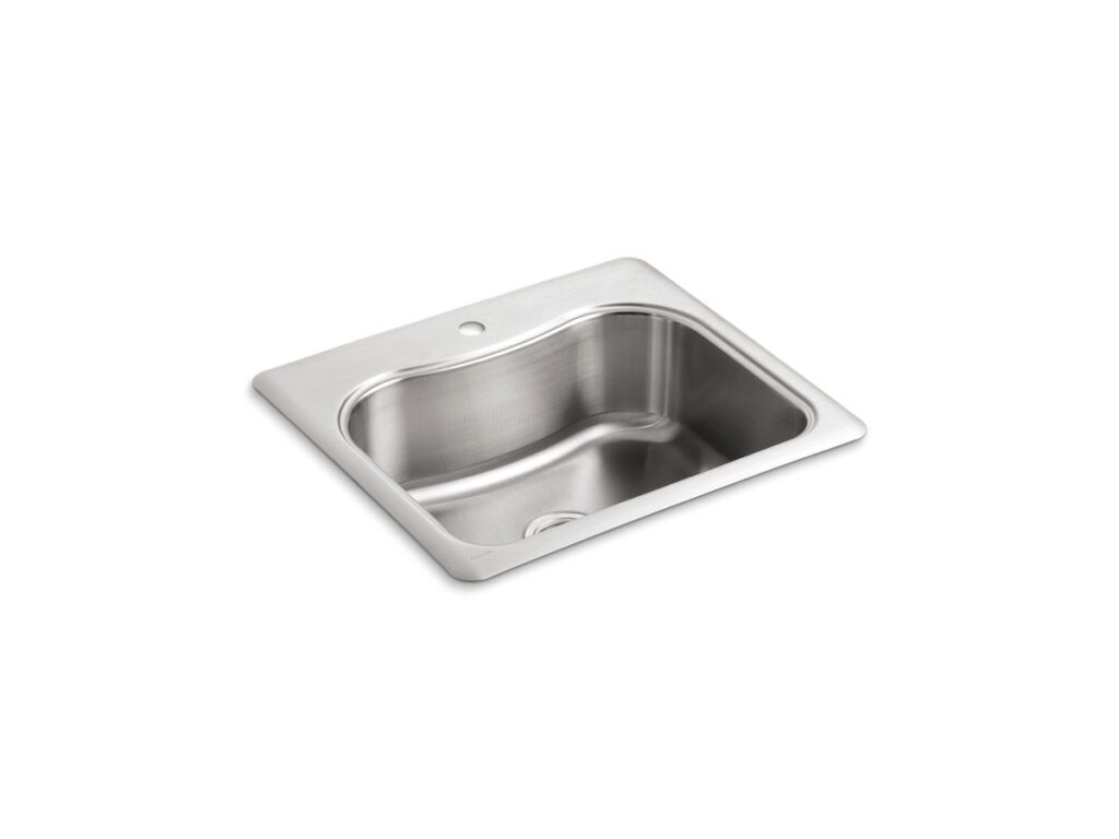 Staccato 25X22 Single Basin Sink 1 Hole