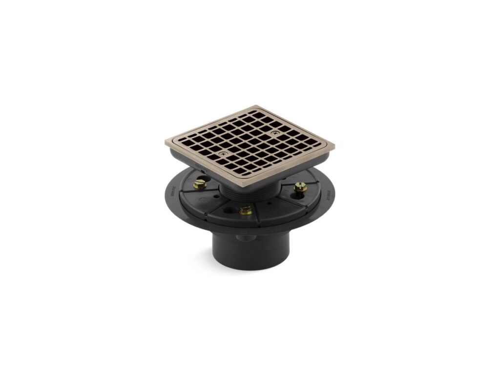 Kohler — Clearflo Tile-In Sq Grid Shr