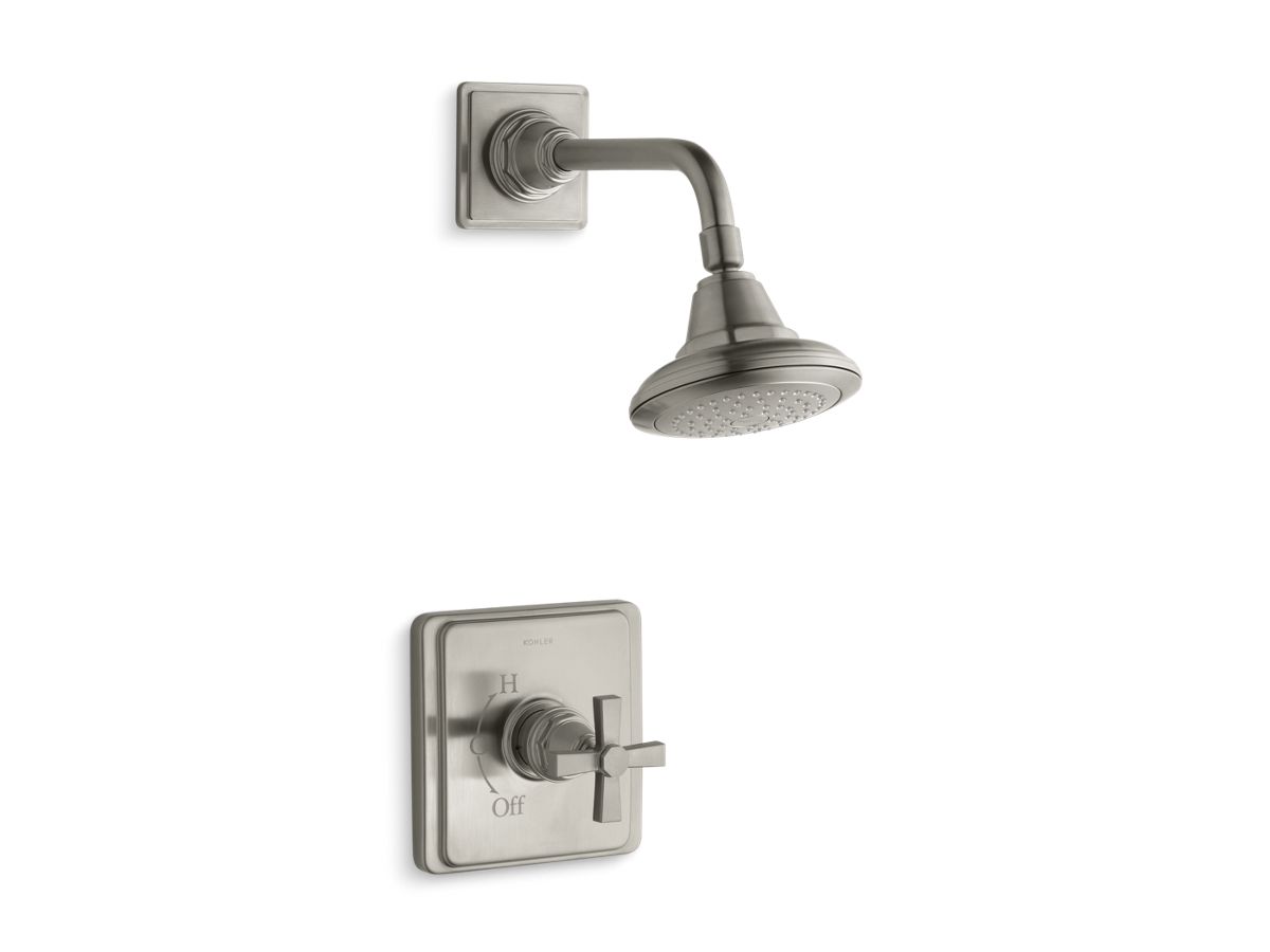 Pinstripe® Shower Trim, Pure-Cross