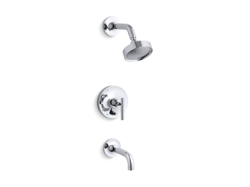 Purist® R/t B&S Trm/lvr HDLS,90-DEG Spout