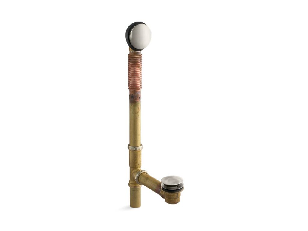 Clearflo™ Brass Toe Tap Bath Drain