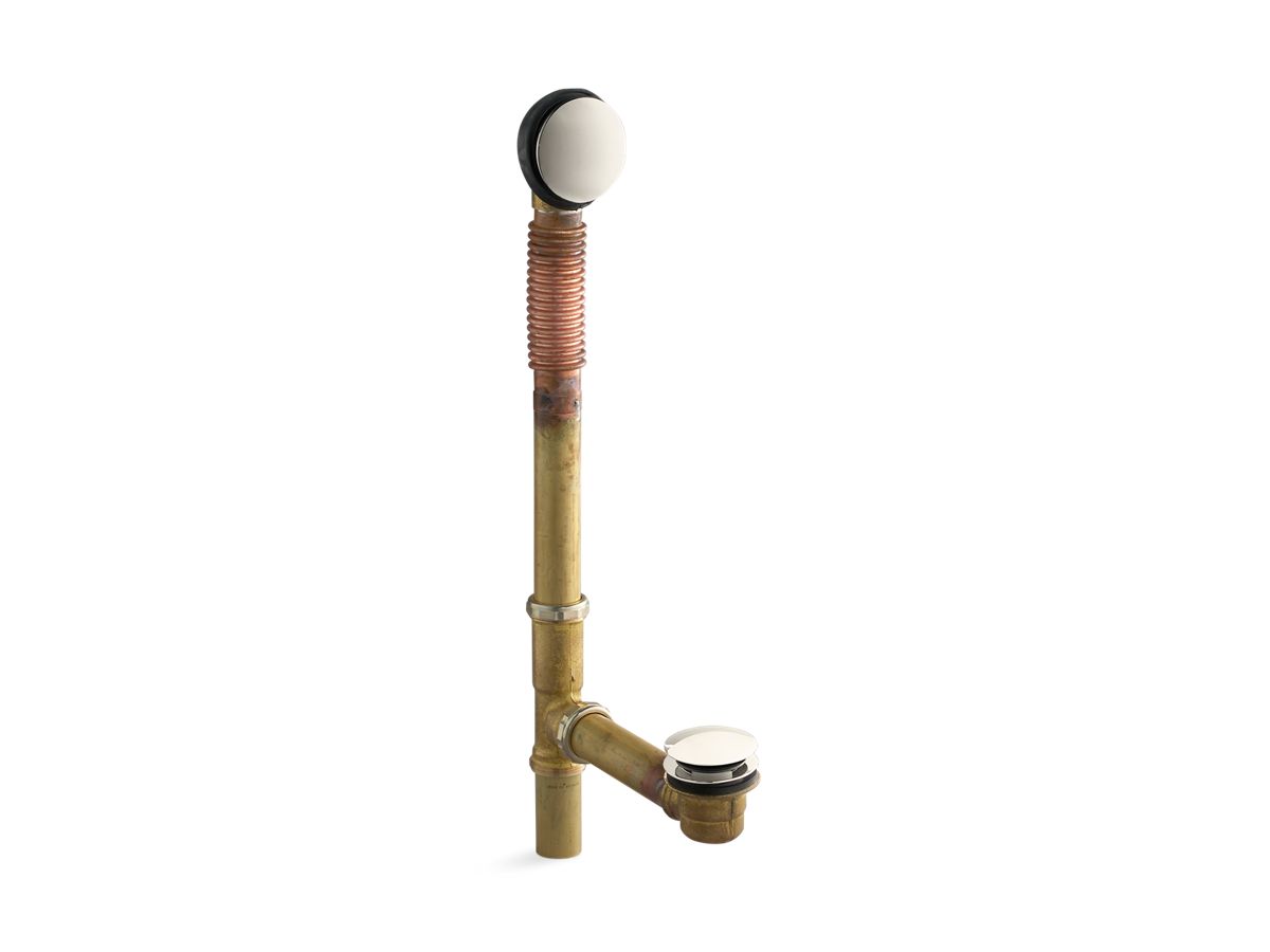 Clearflo™ Brass Toe Tap Bath Drain