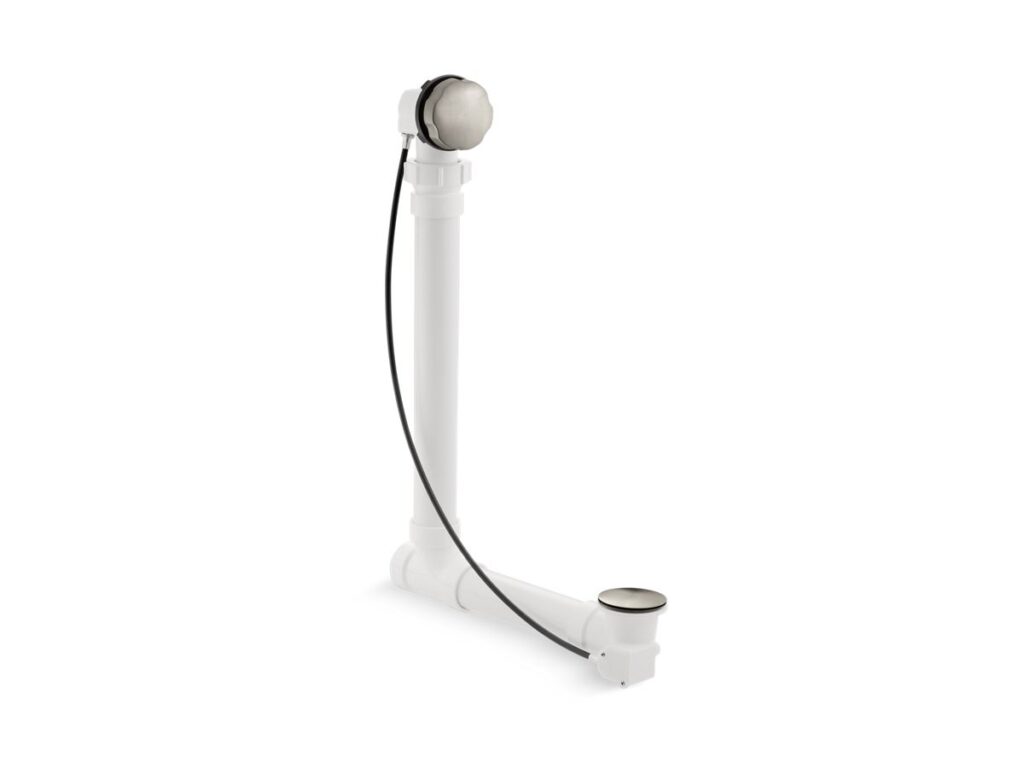 Clearflo Cable Bath Drain With PVC Pipe