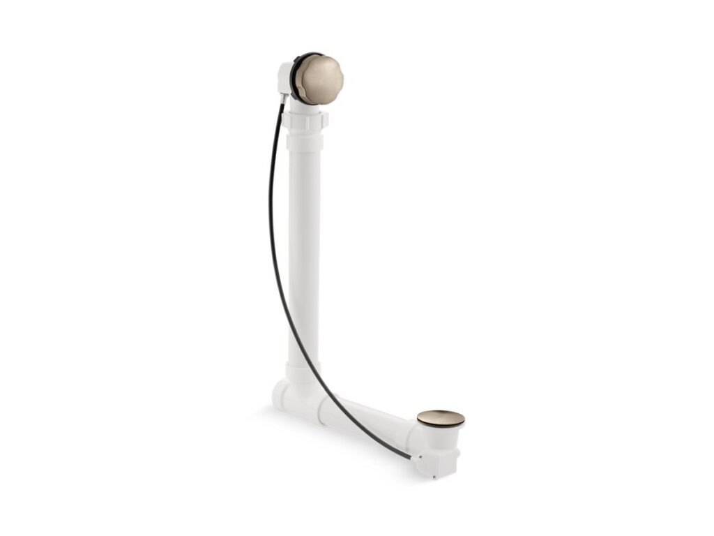 Clearflo Cable Bath Drain With PVC Pipe