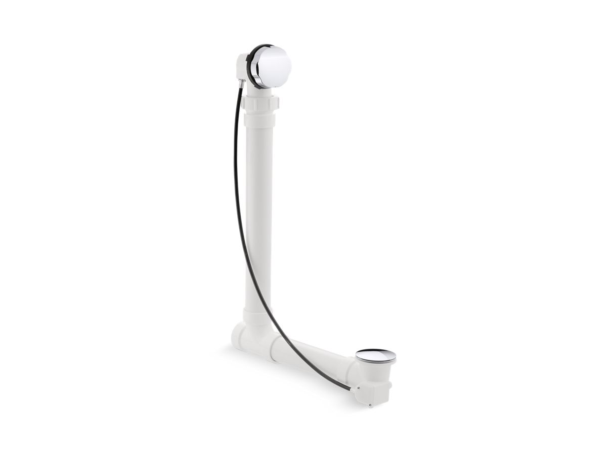 Clearflo Cable Bath Drain With PVC Pipe