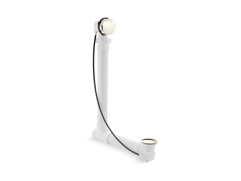 Clearflo Cable Bath Drain With PVC Pipe
